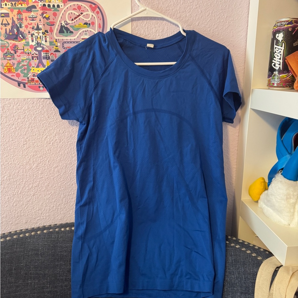 Lulu Royal Blue Swiftly Athletic Top